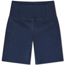 【送料無料】 ガールフレンドコレクティブ レディース ハーフパンツ・ショーツ ボトムス Girlfriend Collective High-Rise Bike Shorts Midnight(4)