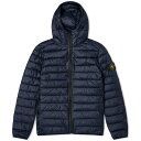 ストーンアイランド 【送料無料】 ストーンアイランド メンズ ジャケット・ブルゾン ダウンジャケット アウター Stone Island Lightweight Hooded Down Jacket Navy