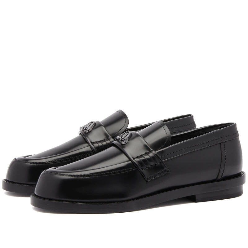 ̵ 쥭ޥå  åݥ󡦥ե 塼 Alexander McQueen Loafer Black & Gunmetal