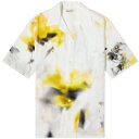 yz ALT_[E}bNC[ Y Vc gbvX Alexander McQueen Printed Hawaiian Shirt White & Yellow