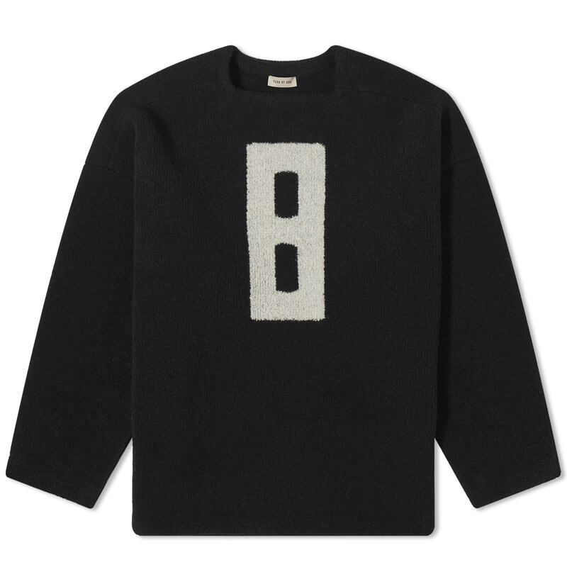 ̵ ե֥å  ˥åȡ  Fear of God 8 Boucle Relaxed Jumper Black