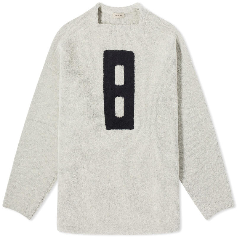 ̵ ե֥å  ˥åȡ  Fear of God 8 Boucle Relaxed Jumper Grey