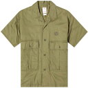 【送料無料】 ビズビム メンズ シャツ トップス Visvim Cornet Short Sleeve Shirt Olive