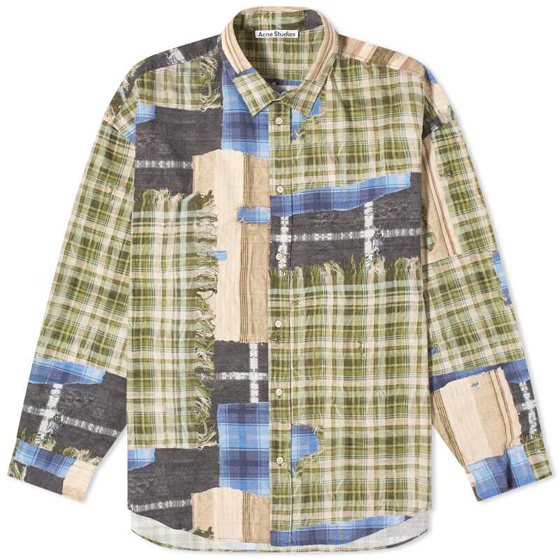 ACNE STUDIOS★チェックフランネルオーバーシャツジャケット 楽天市場】acne studios シャツ(柄チェック)(メンズ