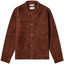 【送料無料】 ヌーディージーンズ メンズ ジャケット・ブルゾン アウター Nudie Jeans Co Dante Suede Jacket Dark Brown