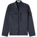 ストーンアイランド 【送料無料】 ストーンアイランド メンズ ジャケット・ブルゾン アウター Stone Island Supima Cotton Twill Stretch-TC Zip Shirt Jacket Navy