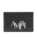 【送料無料】 アミリ メンズ 財布 アクセサリー AMIRI Staggered Logo Cardholder Black