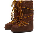 【送料無料】 ムーンブーツ レディース ブーツ・レインブーツ シューズ Moon Boot Icon Quilted Boots Brown