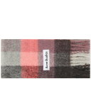 【送料無料】 アクネ ストゥディオズ メンズ マフラー・ストール・スカーフ アクセサリー Acne Studios Vally Check Scarf Mauv...