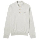 【送料無料】 メゾンキツネ メンズ ポロシャツ トップス Maison Kitsune Bold Fox Head Patch Knitted Polo Shi...
