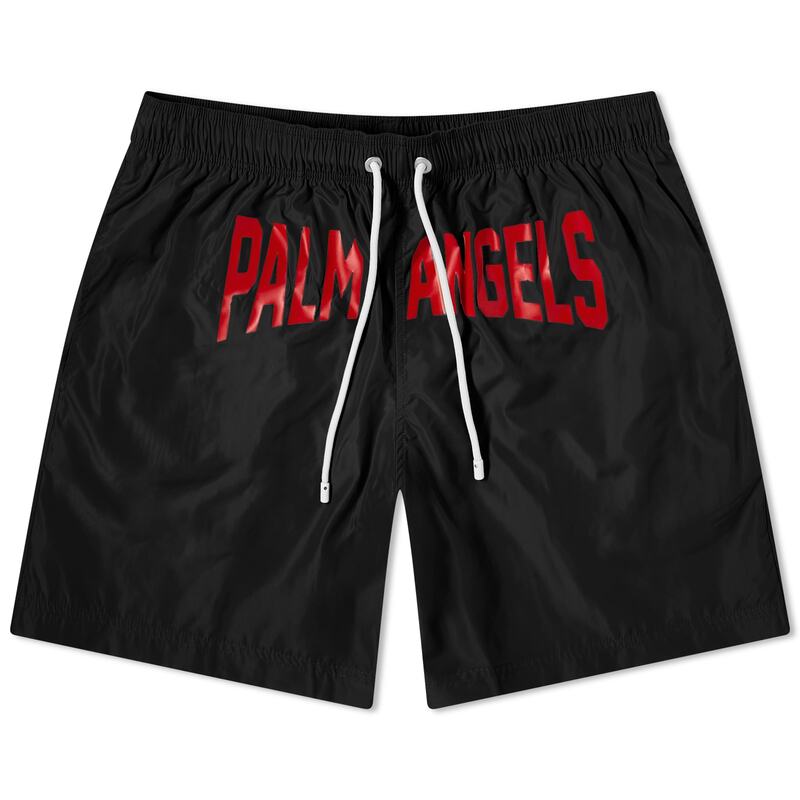 【送料無料】 パーム・エンジェルス メンズ ハーフパンツ・ショーツ 水着 Palm Angels PA City Swim Shorts Black