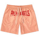 yz p[EGWFX Y n[tpcEV[c  Palm Angels PA City Swim Shorts Pink