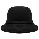 【送料無料】 マックスマーラ レディース 帽子 アクセサリー Max Mara Fiducia Teddy Bucket Hat Black