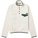 yz X|[eB Ah b` fB[X p[J[EXEFbg AE^[ Sporty & Rich Buttoned Polar Fleece Sweatshirt Cream