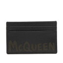 yz ALT_[E}bNC[ Y z ANZT[ Alexander McQueen Graffiti Logo Card Holder Black & Khaki