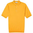 【送料無料】 ジョンスメドレー メンズ ポロシャツ トップス John Smedley Adrian Cotton Knit Polo Lemon Zest