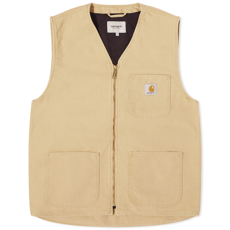 ̵ ϡ  ٥  Carhartt WIP Arbor Vest Bourbon Aged Canvas