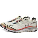 【送料無料】 サロモン メンズ スニーカー シューズ Salomon XT-4 OG TOPOGRAPHY Vanilla Ice White & Aurora Red