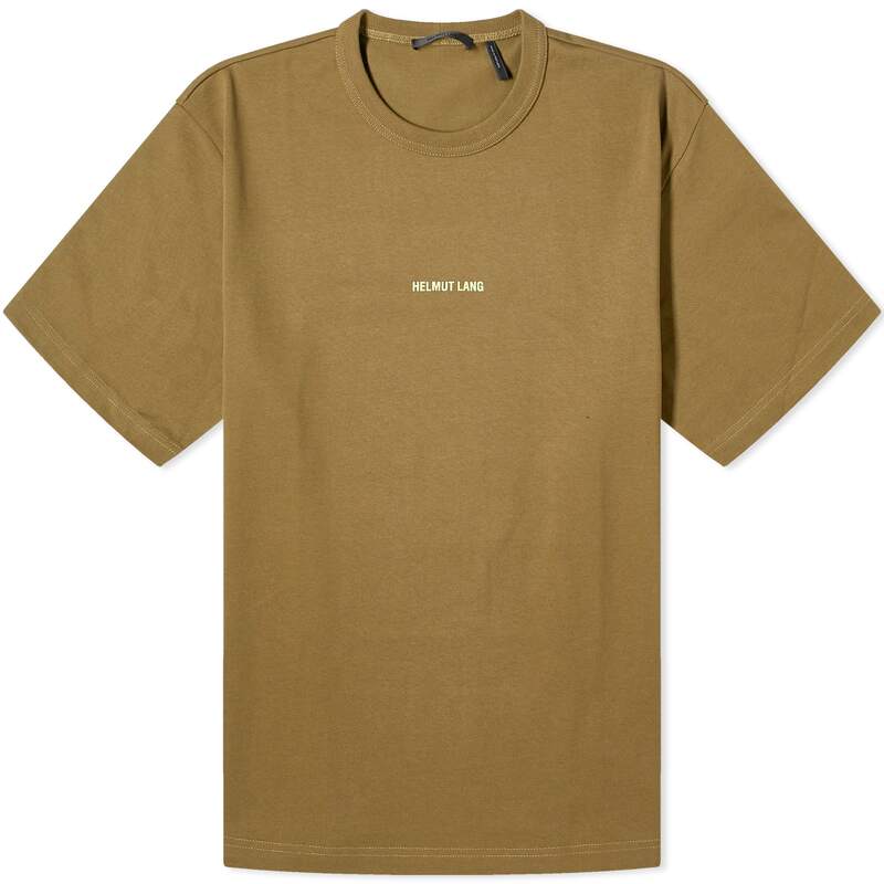 【送料無料】 ヘルムート ラング メンズ Tシャツ トップス Helmut Lang Outer Space T-Shirt Olive