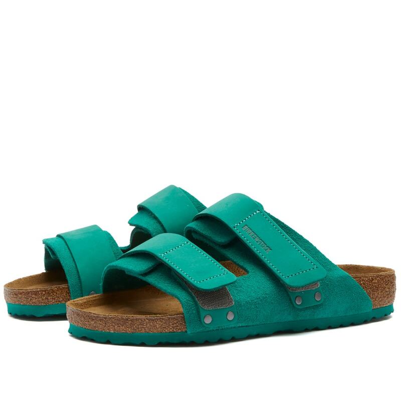 【送料無料】 ビルケンシュトック メンズ サンダル シューズ Birkenstock Uji - END. UK Exclusive Digital Green Suede