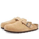 【送料無料】 ビルケンシュトック メンズ サンダル シューズ Birkenstock Boston New Beige Embossed Dots