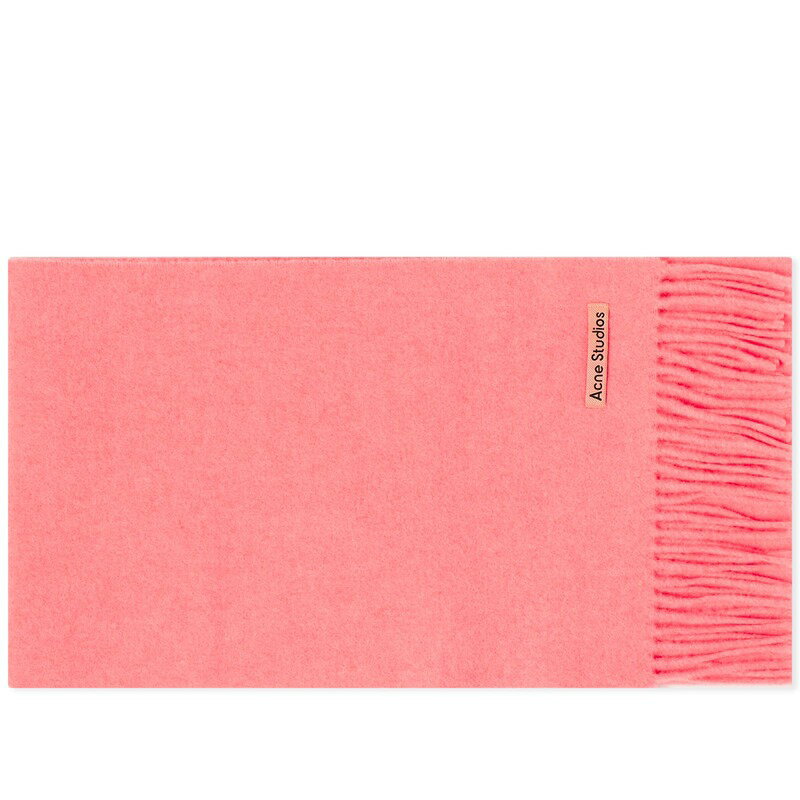 【送料無料】 アクネ ストゥディオズ メンズ マフラー・ストール・スカーフ アクセサリー Acne Studios Canada Skinny New Scarf Fluo Pink Melange