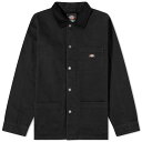 ディッキーズ 【送料無料】 ディッキーズ メンズ ジャケット・ブルゾン アウター Dickies Duck Canvas Chore Jacket Stone Washed Black