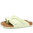 【送料無料】 ビルケンシュトック メンズ サンダル シューズ Birkenstock Zurich Faded Lime Suede(4)