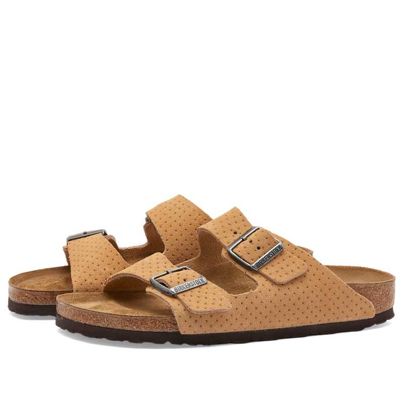  ビルケンシュトック メンズ サンダル シューズ Birkenstock Arizona New Beige Embossed Dots