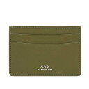 【送料無料】 アーペーセー メンズ 財布 アクセサリー A.P.C. Andre Card Holder Wild Green