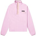 コロンビア 【送料無料】 コロンビア レディース パーカー・スウェット アウター Columbia Helvetic Cropped Half Snap Fleece Cosmos Salmon