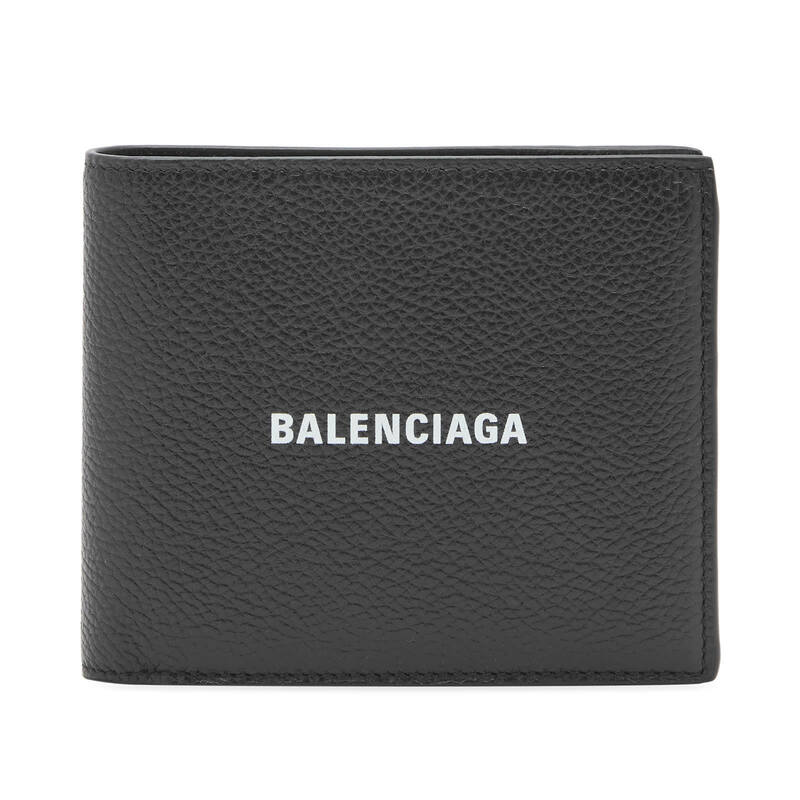 バレンシアガ 財布（メンズ） 【送料無料】 バレンシアガ メンズ 財布 アクセサリー Balenciaga Cash Square Fold Wallet Black & White
