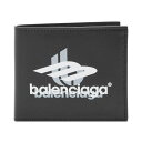 バレンシアガ 財布（メンズ） 【送料無料】 バレンシアガ メンズ 財布 アクセサリー Balenciaga Sport Logo Wallet Black & White White