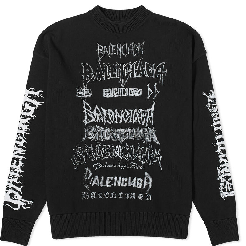 ̵ Х󥷥  ѡå  Balenciaga DIY Metal Crew Neck Black