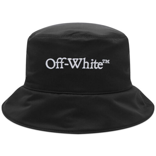 【送料無料】 オフ-ホワイト メンズ 帽子 アクセサリー Off-White Bookish Bucket Hat Black & White 【送料無料】 オフ-ホワイト メンズ 帽子 アクセサリー Off-White Bookish Bucket Hat Black & White