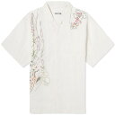 【送料無料】 ストーリーエムエフジー メンズ シャツ トップス Story mfg. Greeting Vacation Shirt Ecru Herb