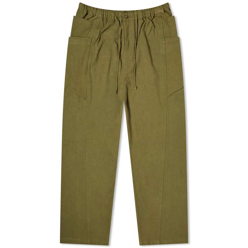 【送料無料】 ストーリーエムエフジー メンズ カジュアルパンツ ボトムス Story mfg. Salt Pant Olive Slub