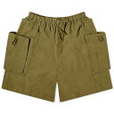 【送料無料】 ストーリーエムエフジー メンズ ハーフパンツ ショーツ ボトムス Story mfg. Salt Shorts Olive Slub