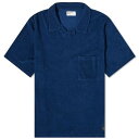 【送料無料】 ユニバーサルワークス メンズ ポロシャツ トップス Universal Works Lightweight Terry Vacation Polo Navy