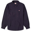 ダントン アウター メンズ 【送料無料】 ダントン メンズ ジャケット・ブルゾン アウター Danton Shirt Jacket Navy