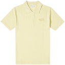 【送料無料】 メゾンキツネ メンズ ポロシャツ トップス Maison Kitsune Handwriting Comfort Polo Chalk Yellow