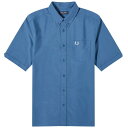 フレッドペリー 【送料無料】 フレッドペリー メンズ シャツ トップス Fred Perry Oxford Shirt Midnight Blue