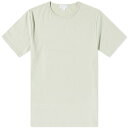 【送料無料】 サンスペル メンズ Tシャツ トップス Sunspel Classic Crew Neck Tee Pistachio22