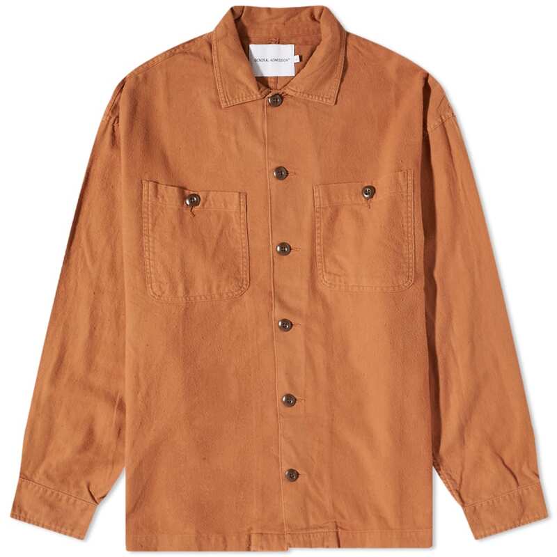 【送料無料】 ジェネラル アドミッション メンズ シャツ トップス General Admission Flannel BDU Shirt Pumpkin