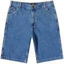 ディッキーズ 【送料無料】 ディッキーズ メンズ ハーフパンツ・ショーツ ボトムス Dickies Garyville Denim Short Classic Blue