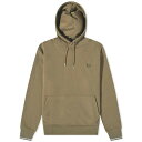 【送料無料】 フレッドペリー メンズ パーカー・スウェット フーディー アウター Fred Perry Small Logo Popover Hoodie Uniform Green