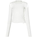 【送料無料】 リックオウエンス レディース シャツ トップス Rick Owens Cropped Banana Top Milk