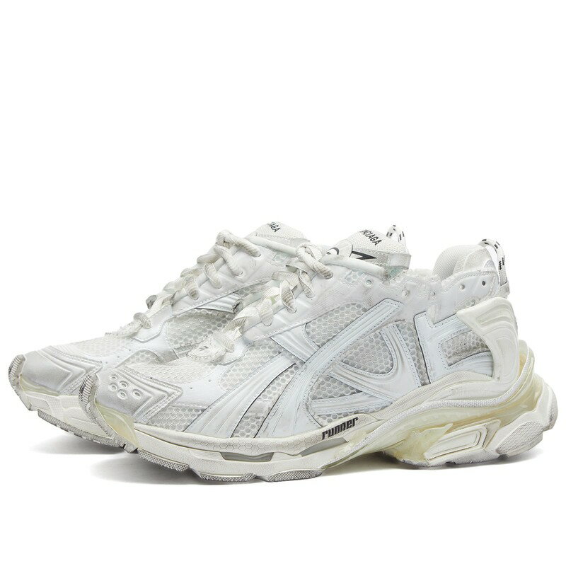 【送料無料】 バレンシアガ メンズ スニーカー シューズ Balenciaga Runner Sneaker White