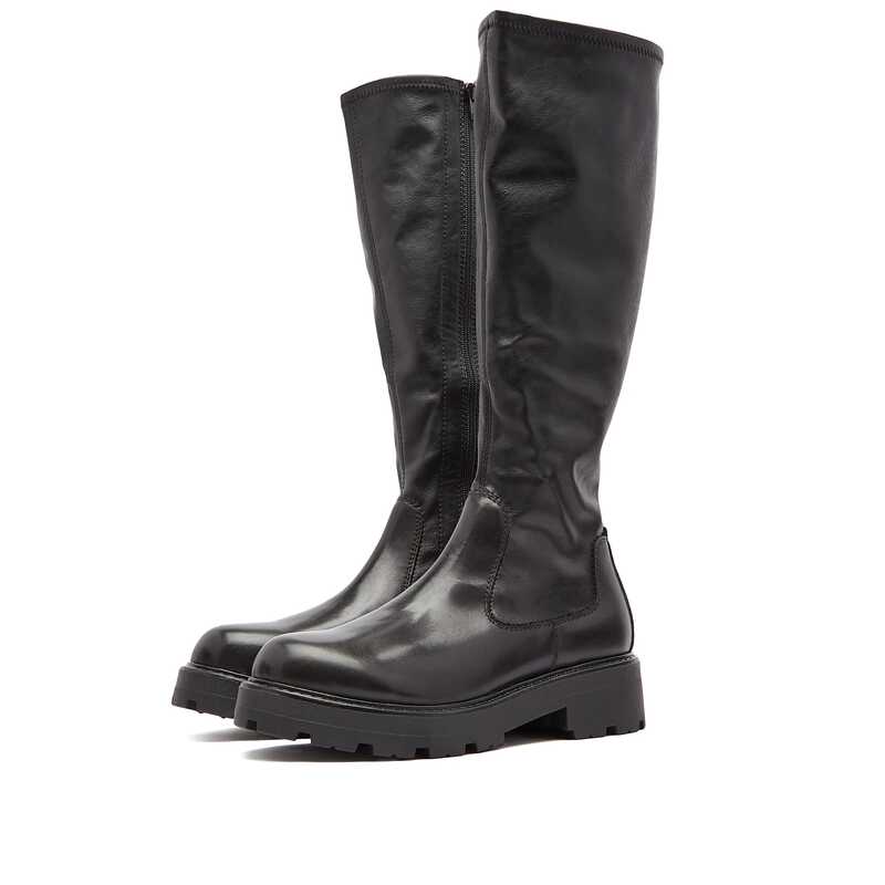 【送料無料】 バガボンド レディース ブーツ レインブーツ シューズ Vagabond Cosmo 2.0 High Leg Boot Black