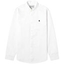 【送料無料】 カーハート メンズ シャツ トップス Carhartt WIP Madison Shirt White & Black